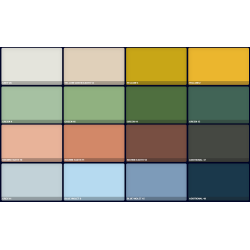 Zestaw pasteli suchych połówek Unison Colour Landscape 16 kol.